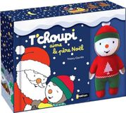 T'choupi Mon coffret T'choupi aime le Père-Noël - avec une peluche T'choupi - Un beau cadeau de Noël dès 2 ans