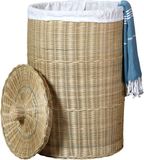 Casa Moro Panier à linge avec couvercle - Rotin - 75L
