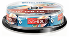 Philips DVD+R Double Layer 8.5GB - 10 Pack in Cakebox