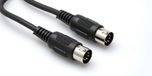 Hosa Technology MID-310BK MIDI Cable 5-pin DIN to Same 3.05 m Black