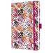 Sigel notitieboek A5 - Jolie - hardcover - 174 pagina's - 80 grams - lijn - Apricot Jungle Fever