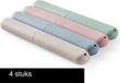 CHPN - Étui à brosse à dents - Étui de voyage pour brosse à dents - 4 pièces - Boîte à brosse à dents - set de 4 - Étui à brosse à dents - Étui de voyage - Support de voyage