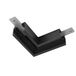 SLV 48V TRACK Connecteur en L Aluminium Noir IP20 Plafond/Mur