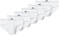 Schiesser Heren rio-slip / onderbroek 6 pack Cotton Flex Wit