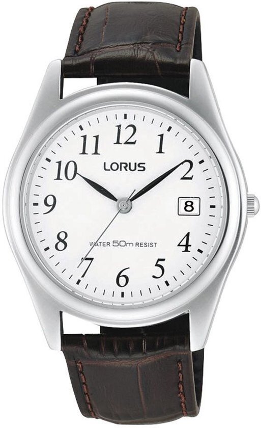 Lorus Heren RS965BX9 - Horloge - 36 mm - Bruin