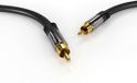 KabelDirekt RCA kabel 10 m Zwart