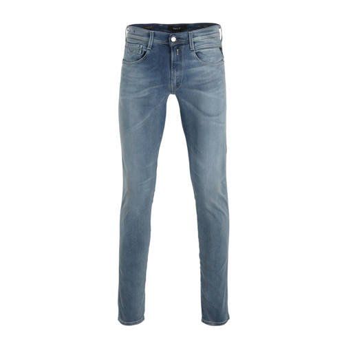Replay regular fit jeans medium blue - blauw - heren