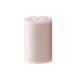 Delight Candles LED Bougie pilier WetLook Ø 10 x 15 cm Rose