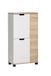Schildmeyer Emmik 159514 Highboard, mat wit / wit eiken decor, 59,8 x 32,6 x 116,9 cm