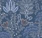 Living Walls Famous Garden 393494 Bloemenbehang Botanisch Blauw Wit Grijs Oranje Vliesbehang