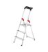 Hailo Escabeau L60 sécurisé pliable - 3 marches - 2.37m - en alu ultra léger