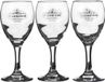 Urban Living Rode Wijnglazen Comptoir - Glas - Transparant - 3 stuks - 205 ml