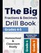 The Big Fractions & Decimals Drill Book: Grades 4–5