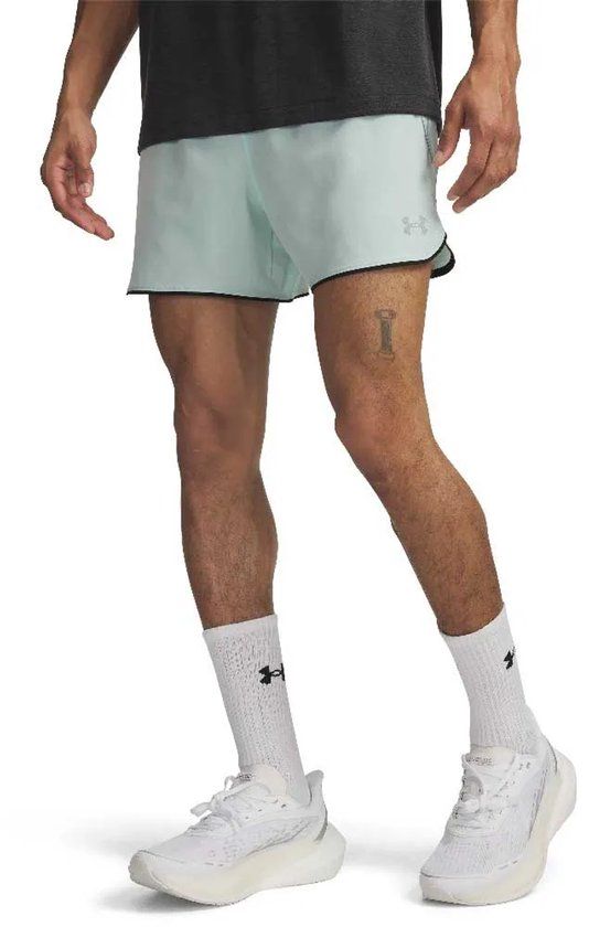 Under Armour Velociti Pro 5" Hardloopshorts Heren - Groen, Grijs - Maat M