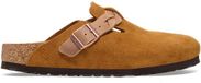 Birkenstock Boston Braided Suede Mink
