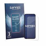 Savvies 3 Stuks Screenprotector - Geschikt voor OnePlus Turbo 6X Pro - Beschermfolie Glas Transparant