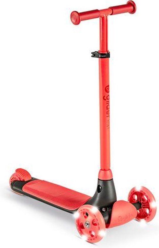 Yvolution Yglider Kiwi Kinderstep - Rood - Met LED Wielen