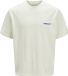 Jack & Jones T-shirt met print op de rug, Sweet Corn, M