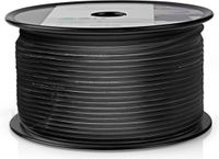 Nedis Coaxkabel op Haspel - RG174 - 50 Ohm - Enkelvoudig Afgeschermd - ECA - 100.0 m - Coax - PVC - Zwart - Rol