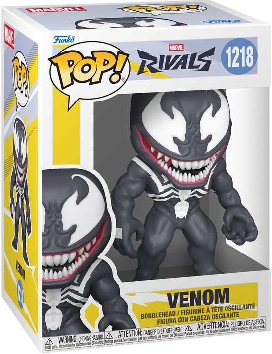 Funko Marvel Rivals - Venom (Chase Edition mogelijk) vinylfiguur 1218 Unisex Funko Pop!