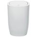 Spirella Design cosmetica-emmer "Pure" pedaalemmer afvalemmer met kanteldeksel 5 liter (ØxH): 125 x 17 x 17 cm, wit