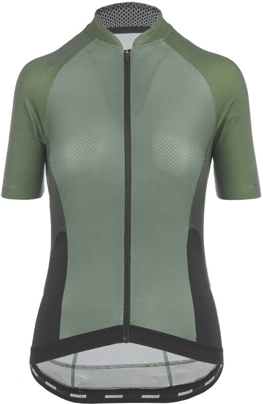 Bioracer Cold Black Light Sprinter Jersey Korte Mouwen Dames, olive