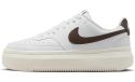 Nike Court Vision ALTA LTR Sneakers voor dames, wit/baroque bruin-Sail, 40,5 EU