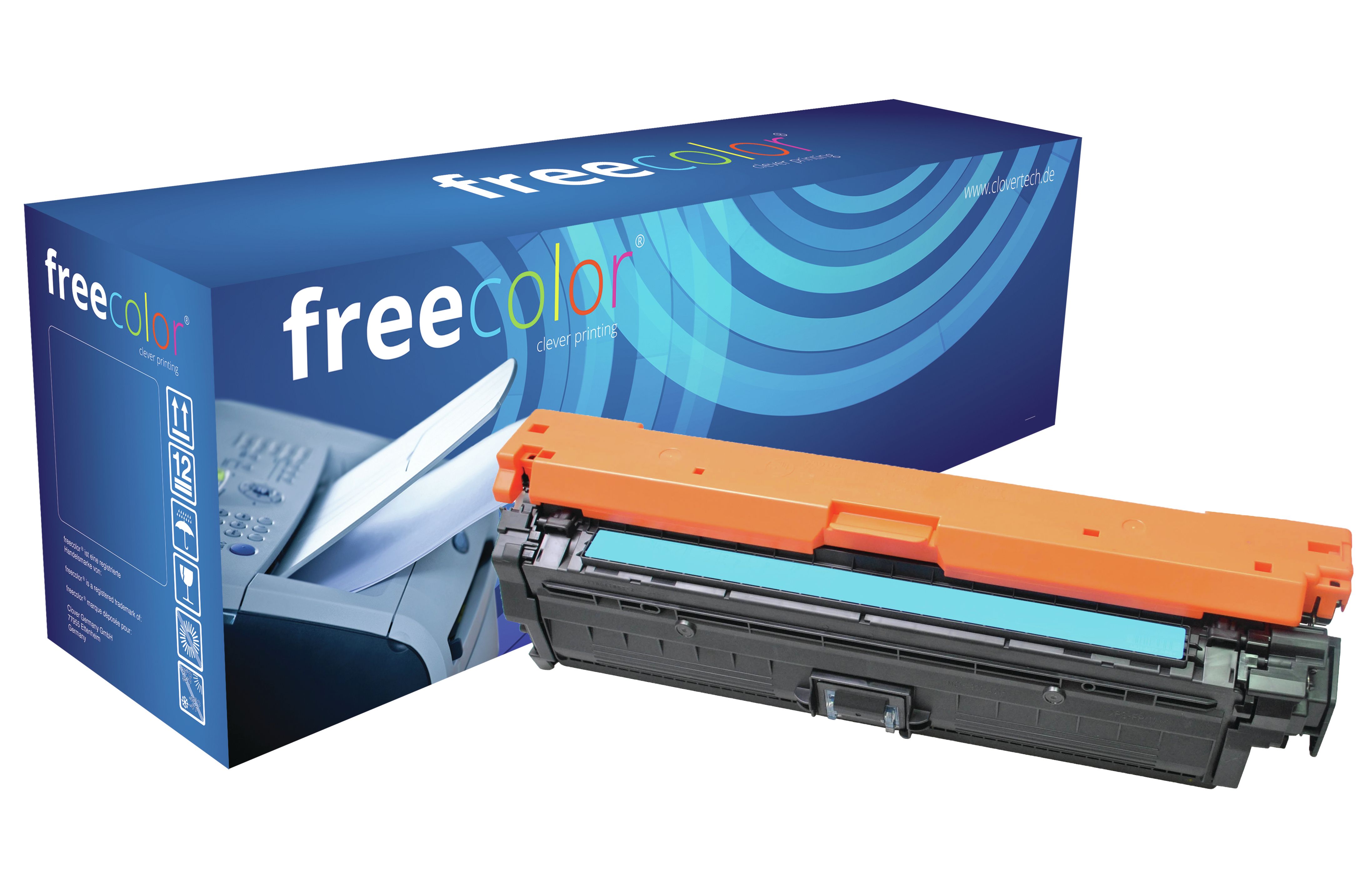 Freecolor CE271A Toner Cartridge - Cyan - 15000 Pages