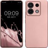 kwmobile telefoonhoesje geschikt voor Xiaomi Redmi Note 13 Pro 5G / Poco X6 5G - Back cover - Metallic Roségoud