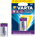 Varta 9V Lithium Batterij - 1200 mAh - 1 stuk