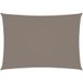VidaXL Parasol rectangulaire 4 x 5 m tissu Oxford taupe