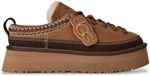 UGG Baskets en cuir marron Heritage Lace-Up pour femme - Taille 37