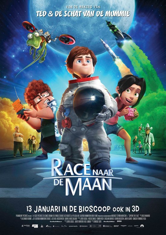 Animation Race Naar De Maan dvd
