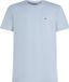 Tommy Hilfiger Essential Regular Fit Solid Tee - Heren T-shirt Korte Mouw O-hals Blauw L
