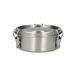 Boîte à lunch Icecat avec joint en silicone, en acier inoxydable, ronde, Ø14 cm, 500 ml