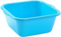 PLASTICFORTE teiltje/afwasbak - vierkant - kunststof - 20 liter - 46 x 42 x 20 cm - Turquoise