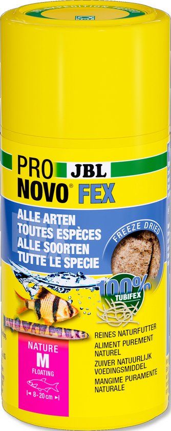 JBL ProNovo Fex - Gevriesdroogde tubifex 250ML