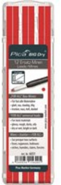 Pica 6031 Big Dry Navulling Rood - 12 stuks