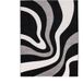 Diamora Tapis moderne noir 80x300 cm