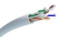 Extralink CAT6 UTP Câble réseau pour intérieur, Twisted Pair, 100 m, Gris