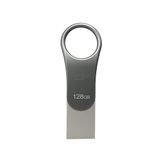 Silicon Power Mobile C80 USB-stick - 128GB - Grijs