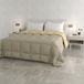 Italian Bed Linen Winterdekbed elegant, duivengrijs/crème, 260 x 260 cm