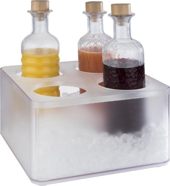 APS-Germany Wijnkoeler - Champagnekoeler - Transparant - 27x27x15 cm