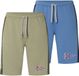 Jan Vanderstorm heren Joggingbroek, Set Van 2 - 52/54 - Blauw - Plus Size