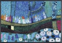 wash+dry Stadt in Blau- Kleen-Tex - 75 x 120 cm
