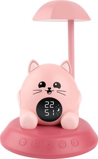 Bigben HiBuddies HiBuddies Nachtlamp & Wekker Met Geluidseffecten Voor Kinderen - Sun de Kat - Slaaptrainer