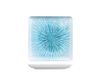 H&H Neptune Porseleinen bord, 19 cm, modern en elegant design, blauw