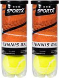 Sportx Tennisballen - 6x - Geel