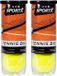 Sportx Tennisballen - 6x - Geel