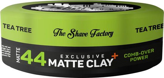 The Shave Factory Comb-Over Power Matte Clay | Hairclay | Haarklei 150g